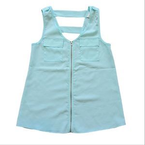 Daytrip zipper tank top